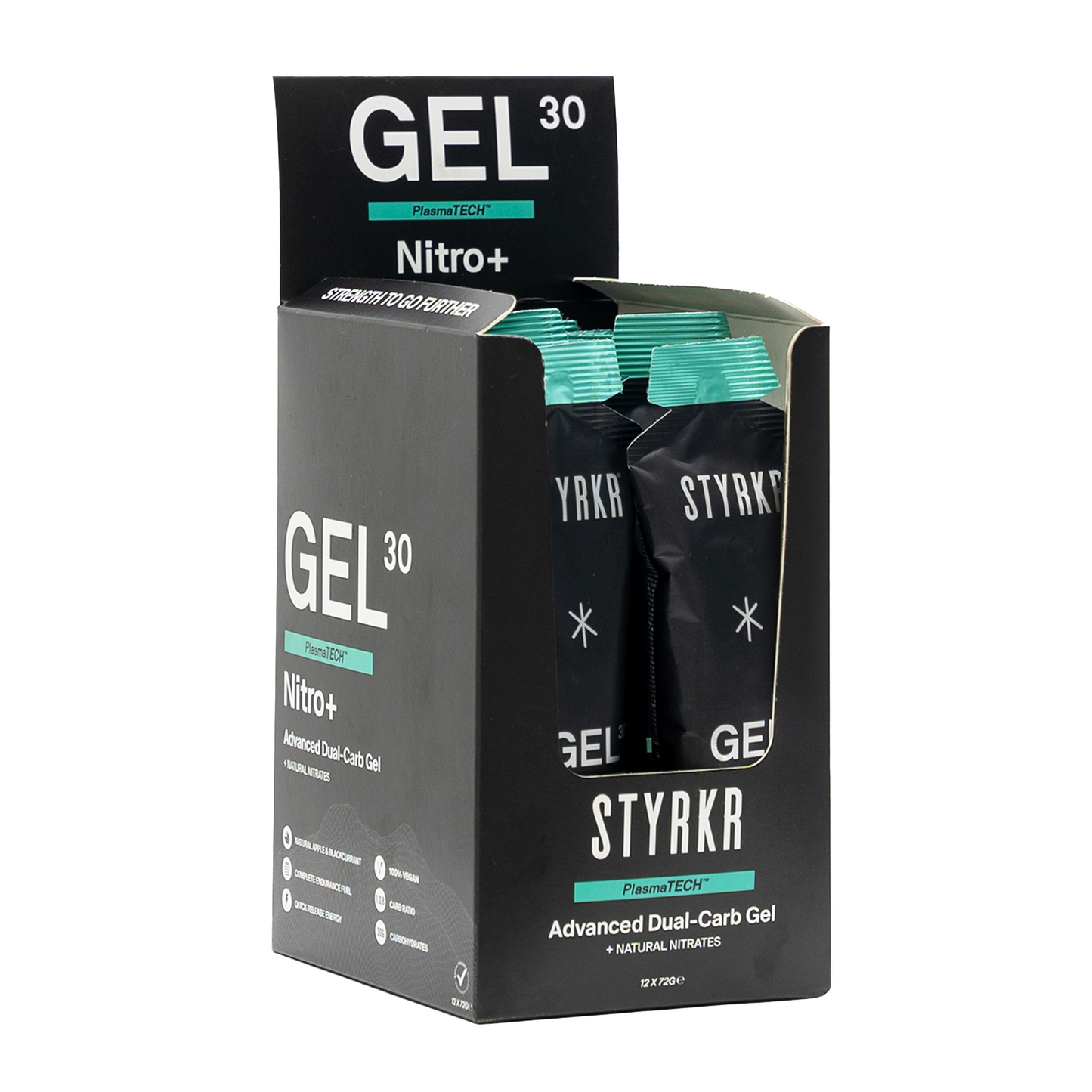 Styrkr Gel30 Nitro+ Nitrate / Box of 12 / Unflavored