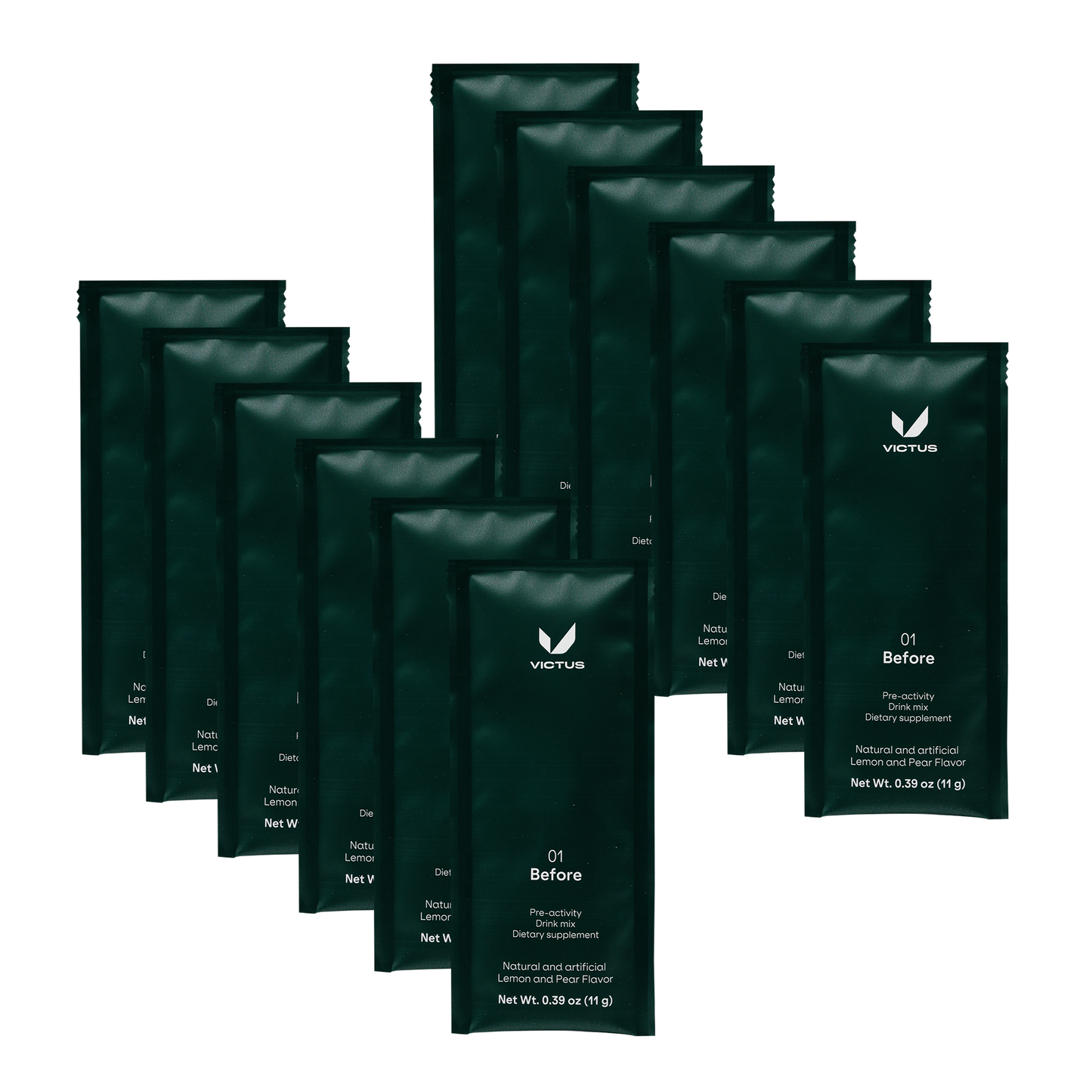 Victus Drink Mix Before (01) / Pack of 12 / Lemon and Pear