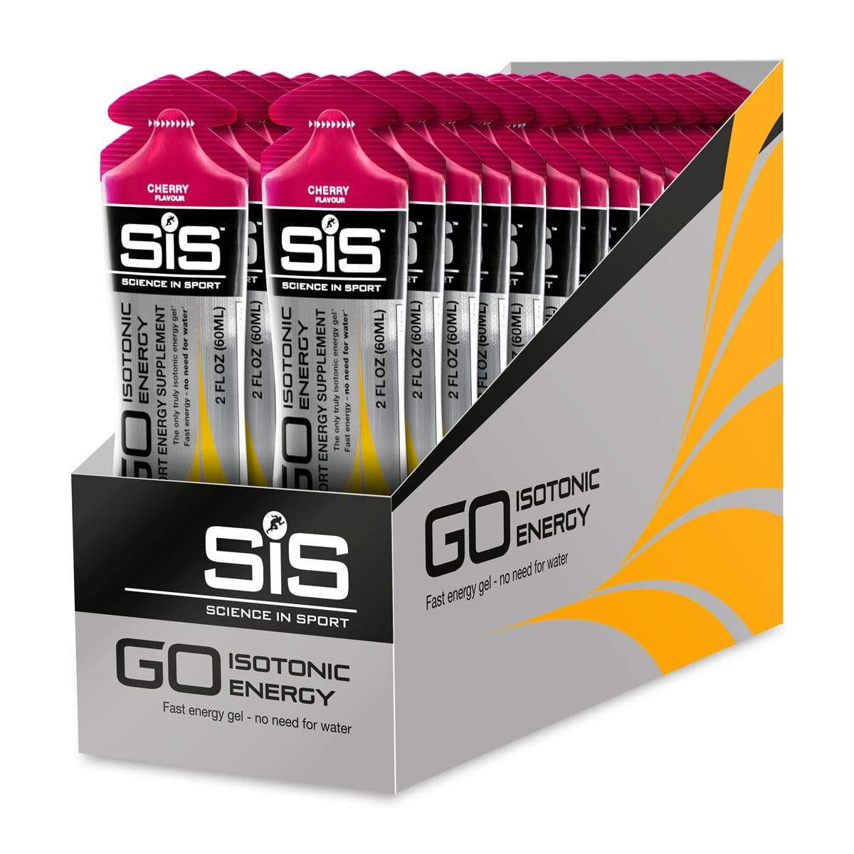 SiS Go Isotonic Energy Gels / Cherry / Box of 30