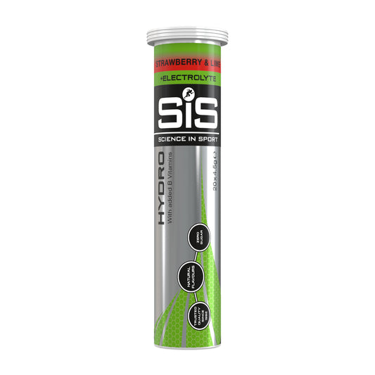 SiS Hydro Tablets / Strawberry and Lime / 20 Tablets / Box of 8