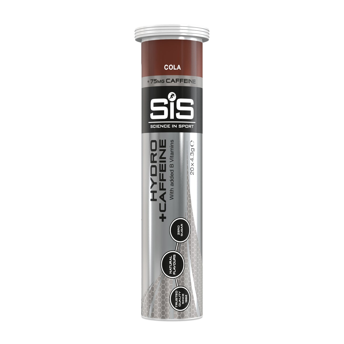 SiS Hydro Tablets / Cola (Caffeinated) / 20 Tablets / Box of 8