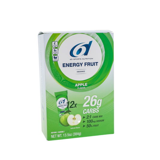 6d Sports Nutrition Energy Fruit / Box of 12 / Apple