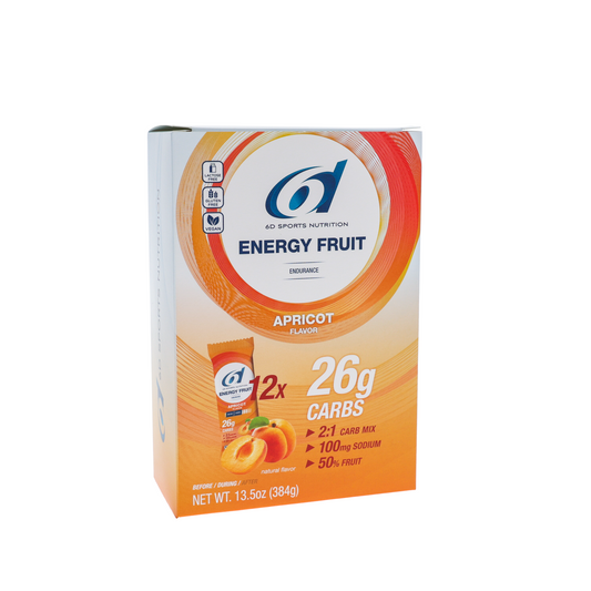 6d Sports Nutrition Energy Fruit / Box of 12 / Apricot