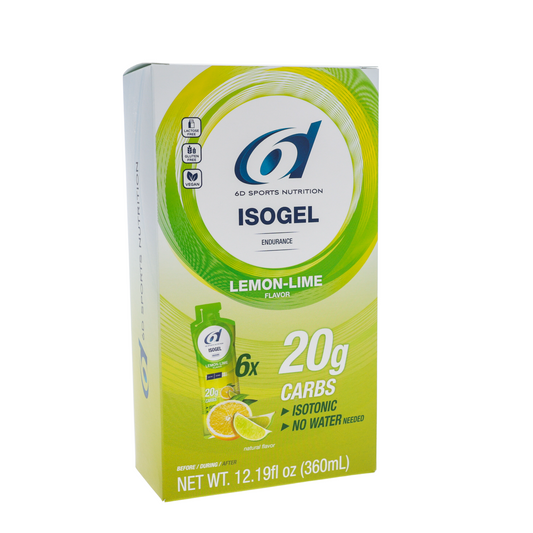 6d Sports Nutrition Iso Gel / Box of 6 / Lime