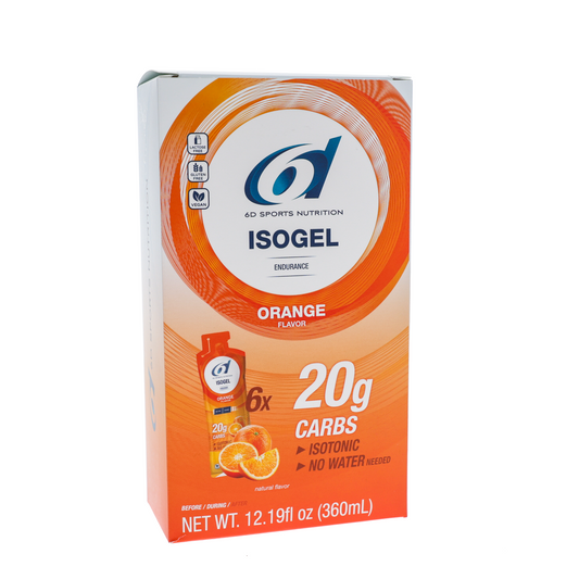 6d Sports Nutrition Iso Gel / Box of 6 / Orange