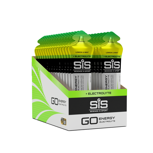 SiS GO Energy + Electrolyte Gel / Lemon and Mint / Box of 30