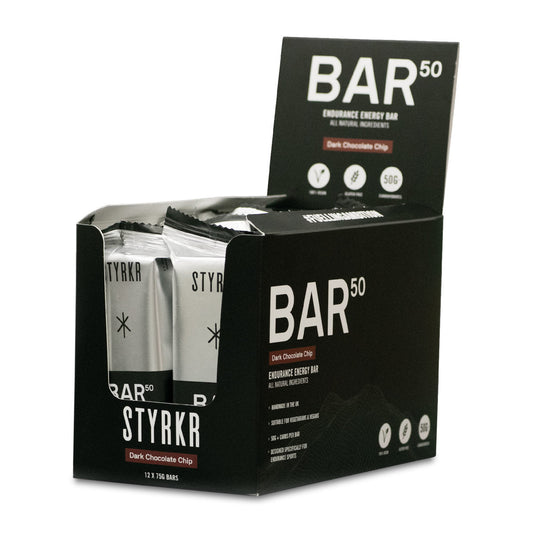 Styrkr Bar50 / Dark Chocolate Chip / Box of 12