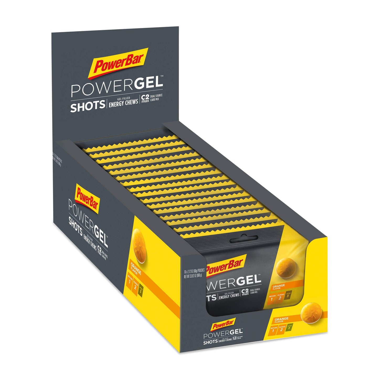 Powerbar Powergel Shots / Orange / Box of 24