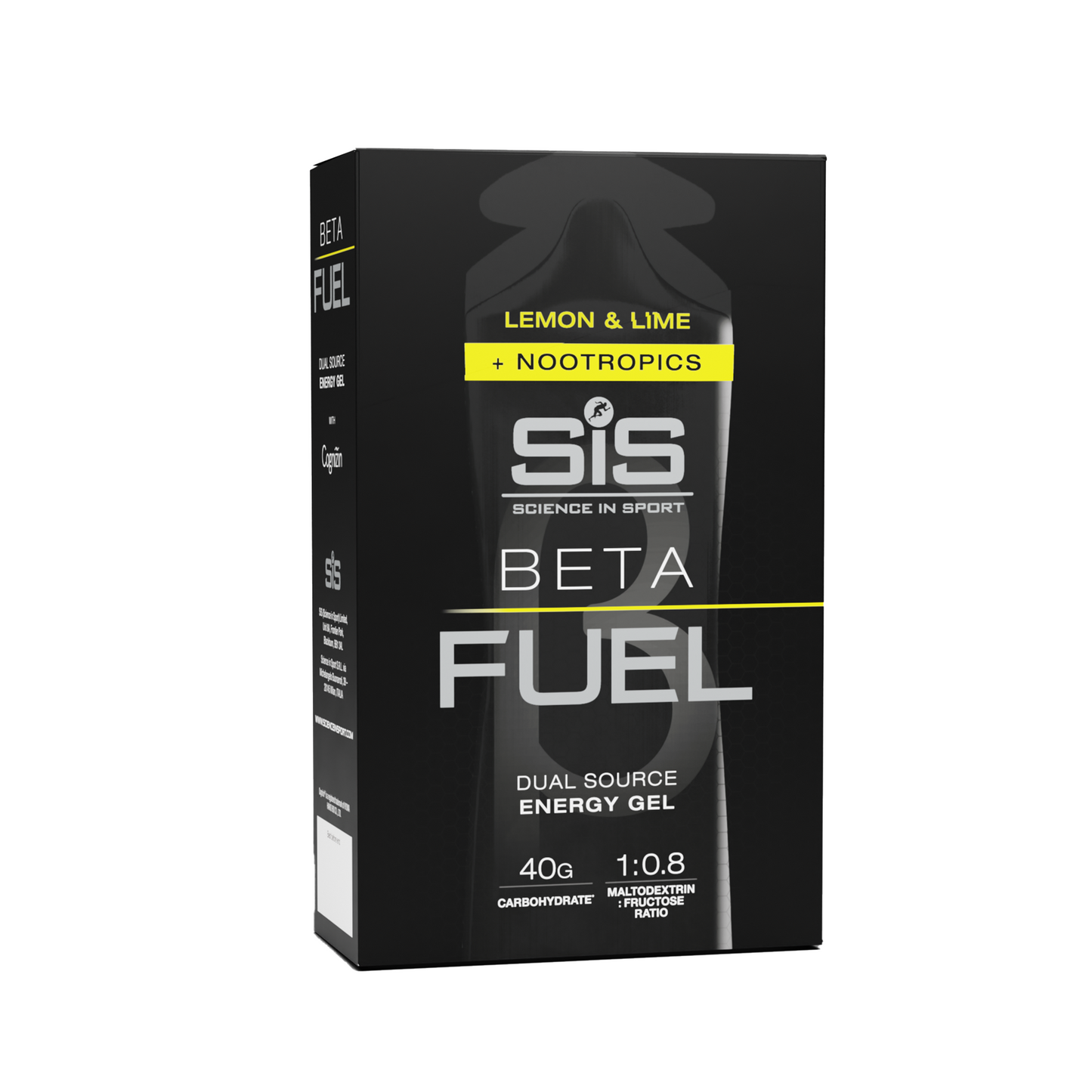 SiS Beta Fuel + Nootropics Gel / Lemon Lime / 6 Pack